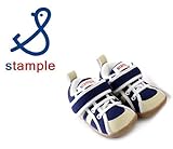 （ｽﾀﾝﾌﾟﾙ） stample キャンバスベビースニーカー 71221 (13.5, ネイビー（50）)