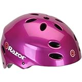 Razor V17 Magenta Child Helmet Specially Designed For High-Impact Head Protection, For Ages 5 Years 