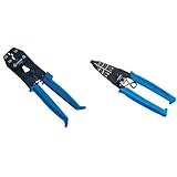 『 圧着工具(絶縁閉端子用) 圧着ペンチ サイズCE1/2/5 P-736』と『 ワイヤーストリッパー ミリサイズ線用 より線、単線 P-960』のセット