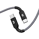 Zendure タイプC 充電ケーブル 超高耐久 USB-C & USB-C ケーブル 100cm 最大100Ｗ 出力 【最大 5A 給電/高耐久/PD 対応/急速充電/データ転送/E-Markチップ搭載 】iPad Pro、MacBook Air/Pro、スイッチ充電対応ケーブル、ブラック SuperCord 【EC限定型番】