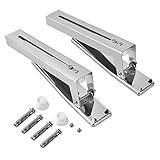 ブラケット ステント 電子レンジ キッチンマイクロ波ブラケット 折り畳み式 伸縮タイプ ステンレス 2本セット