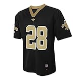 Adrian Peterson新しいOrleans Saints # 28ユースミッドティアジャージーブラック ブラック