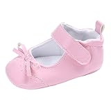 Tovadoo ベビーシューズ 女の子 蝶結び ピンク 歩行練習用 つま先保護　お姫様　プリンセス　キュート　カジュアル　ファッション　パーティー 結婚式