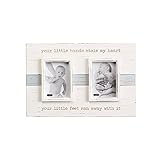 Mud Pie Your Little Hands Frame Distressed Nursery Decor 5 x 3.5 [並行輸入品]