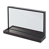 ドウシシャ オープンシェルフ・ラック ブラウン (約) 幅24×奥行6.5×高さ15cm NKB-MRBR