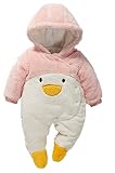ブロッサム　赤ちゃん 着ぐるみ 動物衣装 パジャマ ベビー キッズ用 ロンパース カバーオール もこもこ 暖かい 防寒着 コスチューム 出産祝い　秋冬防寒 (59, ピンクペンギン)