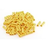 180pcs BV5イエロー絶縁ストレートバットコネクタ端子