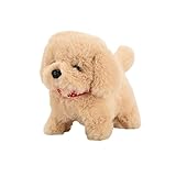 動く犬のおもちゃ 電動ぬいぐるみ 犬ロボット 歩く 鳴く 可愛い ギフト 音に反応するおもちゃ (b)