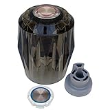 LASCO HC-255 Valley Large Smoked Lucite Replacement Handle with Hot and Cold Water Buttons [並行輸入品]