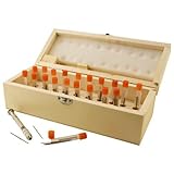 100 pc. Micro Drill Bit Set w/ Pin Vise Drill [並行輸入品]