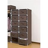 タワーチェスト12段 RC-C7514ダークブラウン【代引不可】 生活用品 インテリア 雑貨 インテリア 家具 収納家具 その他の収納家具 top1-ds-1671827-ak [簡易パッケージ品]