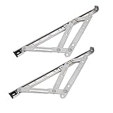 uxcell ウィンドウ摩擦ヒンジ 360 mm 304ステンレス スチール ケースメント トップ サイド 2本入り