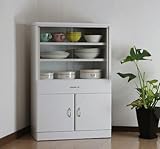 食器棚90-60-602ホワイト