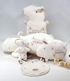 いのしし　究極の贈り物！干支の動物さんにお名前入れした抱き枕！ベビーちゃんのお名前刺繍を１つ１つにいたします