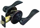 Design House 700526 Springdale 2-Way Latch Passage Door Handle, Adjustable Backset, Oil Rubbed Bronz