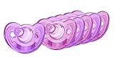 The First Years GumDrop Newborn Pacifier, Purple/Pink by The First Years
