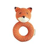 Cheengoo有機カギ針編みFox Ring rattle