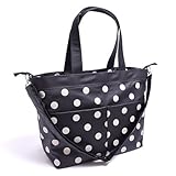 マザーズバッグ 2wayスタイル　polka dot large（twill・black）　B2700900　日本製