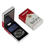 Juhon 電子はかり ポケットデジタルスケール 携帯タイプ 0.01g-200g利用可能 精密 業務用(プロ用) シガレットケースの外観 デジタル スケール