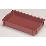 コンテナ NO.5ｺﾝﾃﾅﾌﾞﾗｳﾝ [外寸63.3 x 38.3 x 11cm ・内寸59.4 x 34.6 x 10cm] ポリプロピレン樹脂 食洗機可 (7-123-3) 料亭 旅館 和食器 飲食店 業務用