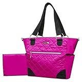 Wendy Bellissimo Quilted Tote Diaper Bag - Fuschia by Wendy Bellissimo