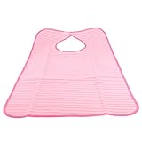 Kesoto 洗濯可能　防水　食事　ビブ　プロテクター　布　障害援助　大人　　便利　　洗濯簡単　エプロン　ピンク