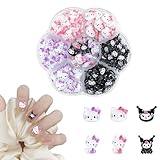 ネイルパーツ キティ 1ケース入り キティ ネイルデコレーション 可愛い 大きい ネイルストーン 3d 立体 ジュエリーパーツ 手芸 ハンドメイド デコパーツ