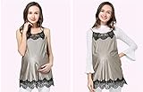 达泽隆马 サスペンダーに絹繊維のエプロンを着用する衣服内の放射線妊婦 -レース