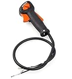 QHALEN Stihl FS120 FS200 FS250 糸トリマー4128 790 1301用スロットルコントロール自転車ハンドル交換