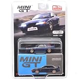 MINI GT 1:64スケール アメリカ MiJo Toys 限定 ニッサン・スカイライン GT-R ニスモ Sチューン (ダークブルー)右ハンドル仕様