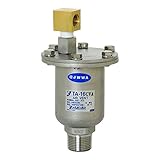 ヨシタケ　空気抜弁　フロート形　冷温水用 SUS製　逆止弁付(アングル型)　適用圧力0.01～1.0MPa　ねじ込み接続　接続口径20A　本体SUS　最高温度90℃　型式TA-16CVA　20A