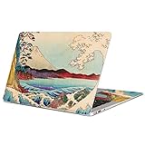 MacBook Air 13インチ 2022～2025 M2 / M3 / M4 用 スキンシール モデル A2681 / A3113 / A3240 igsticker マックブック エア Mac 13" inch 用シール フィルム ステッカー 023957 浮世絵