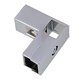 アルミ合金3 Way L形状正方形チューブクランプチューブコネクタパイプ継手