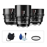 7artisans 35mm 50mm 85mm T2.0 フルフレーム シネレンズ キット 大口径シネマティック プロフェッショナル フィルム レンズ Leica/Sigma/Lumix/Panasonic L マウント カメラ用