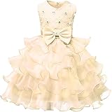 Domybest子供服 女の子 ワンピース　フォーマル　子供ドレス　プリンセスドレス フォーマルドレス　フラワーガール　キッズドレス　ガールズ　ベビー ワンピース 　ノースリーブ 春 夏 パーティー　
