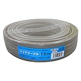 テイコク VVF ケーブル 3CX1.6mm  灰色 15m巻