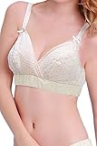 Sweet Mommy 100 %オーガニックコットンマタニティ、授乳ブラ日本製 US サイズ: XL カラー: ピンク