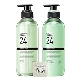 サクセス24 フレッシュフィール グリーンシトラスの香り シャンプー 本体 400ml + コンディショナー 本体 400ml 各種1本セット + Kunutonnオリジナルロゴ入りおまけ付