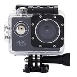 防水アクションカメラ スポーツカメラキット 2インチHDスクリーン 140°広角4K 30FPS Wifiカメラ