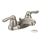 Moen 8917CBN Commercial M-Bition 4-Inch Centerser Lavatory Faucet with 2.5-Inch Lever Handles and In
