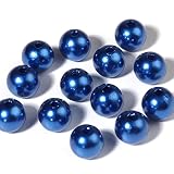 たっぷり 500個 パール調 アクリルビーズ ダークブルー 約8mm 穴：約 1.8mm 丸玉 ハンドメイド 手芸用品 ジュエリー アクセサリーパーツ h3461s269