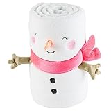 Carter's Baby Girls' Character Plush Roll Blanket 40 x 50 (Snowman) by Carter's