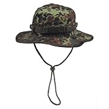 MFH ブーニーハット 米軍仕様 100%綿 リップストップ生地 - BW FLECKTARN Camo迷彩 日本メンズXL