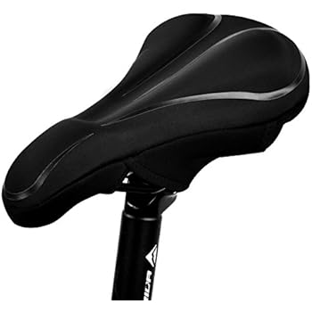 Oture 自転車 サドルカバー 低反発クッション 革新的なテープクロス式 全くズレない 超肉厚