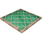 16 x 25 x 1インチEconomyファイバーグラスエアフィルタMERV 3ボックスof 24