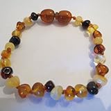 Baltic Amber Baby Bracelet by Momma Goose (Multi) by Momma Goose