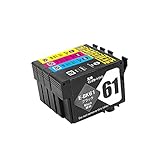 J-ECO製 IC4CL6165 顔料 4色セット ISO14001、ISO9001、CE、SGS認証工場 エプソン用 互換インクカートリッジ 残量表示 (IC61 IC65 ICBK61 ICC65 ICM65 ICY65)