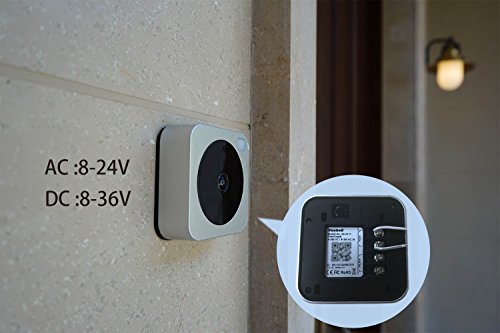 Vuebell Wifiワイヤレス インターホン 7p防犯カメラ 人感センサー搭載 スマホで来客対応 テレビドアホン Wifi 双方向通話 動体検知 赤外線暗視対応 Ip53防水防塵 家庭 レストラン 事務所 店舗に使用 送信機 1 受信機 1 日本語説明書pdf送信可 ドアベル 工具専科