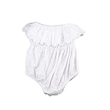 PER ベビー　ロンパース　夏　カバーオール　レース　キッズ　赤ちゃん　女の子 ファッション かわいい　素敵 (XL)