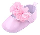 (ビグッド)Bigood 可愛い 子供靴 女の子 赤ちゃん ベビー靴 出産祝い フォーマル ルーム ベビーシューズ PU 結婚式 春秋 シンプル 花柄 13cm ピンク